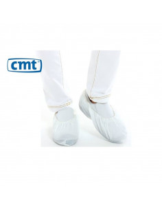 CMT CPE schoenovertrek wit, 360 x 150 mm 40 mµ, geruwd 2000 St.