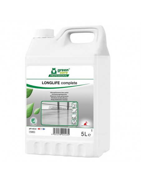 Greencare LONGLIFE complete durable ultra-powerful floor wax, 5L, 2pcs / ds