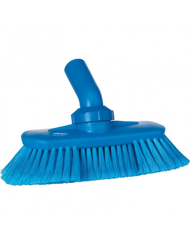 Vikan Hygiene 7067-3 Wandbürste, blaue weiche Spaltfasern, verstellbar, 240 mm