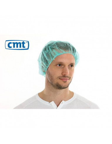 CMT PP Vlies Haarnetz, grün, 50 cm Schaumkappe 1000 Stk