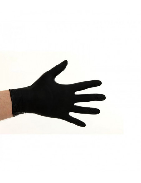 Soft Nitrile Gloves Powder Free Black 100 pieces