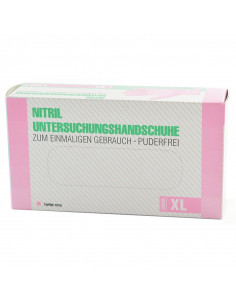 Nitrile Examination Gloves Powder Free Pink 100 pcs.