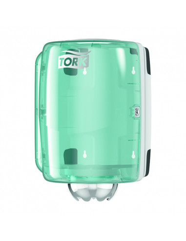 Tork Performance Dispenser Centerfeed Wit/Turqoise