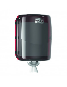 Tork Performance Dispenser Combi Rol Zwart/Rood W2 -