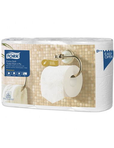 Tork Premium toiletpapier 4-lgs wit 19 mtr x 10cm pak à 42