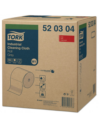 Tork Premium 520 work towel 1-ply gray 361 mtr x 43 cm roll of