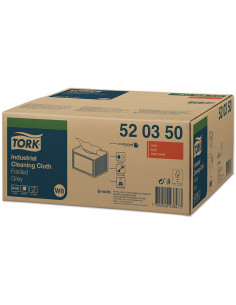 Tork Premium 520 work cloth 1-ply gray fold, 32x39cm, box of
