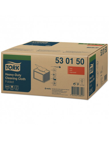 Tork Premium 530 work cloth 1-ply white 38.5x32 cm box of 8