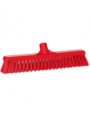 Vikan Hygiene 3174-4 combi sweeper red, hard / soft fibers