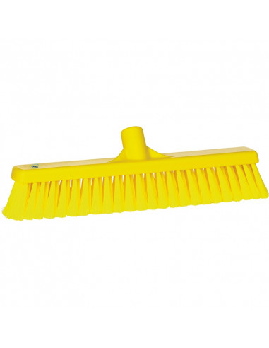 Vikan Hygiene 3178-6 weiche Kehrmaschine, gelbe weiche Spaltfasern, 410mm