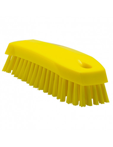 Vikan Hygiene 3587-6 werkborstel klein geel, medium vezels