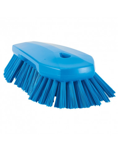 Vikan Hygiene 3892-3 ergo Arbeitsbürste blau, harte Fasern, 250 mm