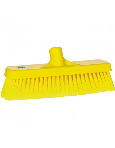 Vikan Hygiene 7066-6 vloerveger, geel, zachte splitvezels, 300mm