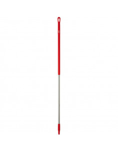 Vikan Hygiene 2939-4 handle 150 cm, red ergonomic, stainless