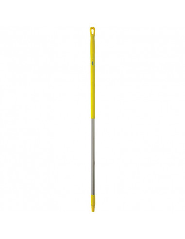 Vikan Hygiene 2939-6 Griff 150 cm, gelb ergonomisch, Edelstahl
