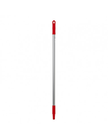 Vikan Hygiene 2933-4 steel 100cm, rood, ø25mm, aluminium met