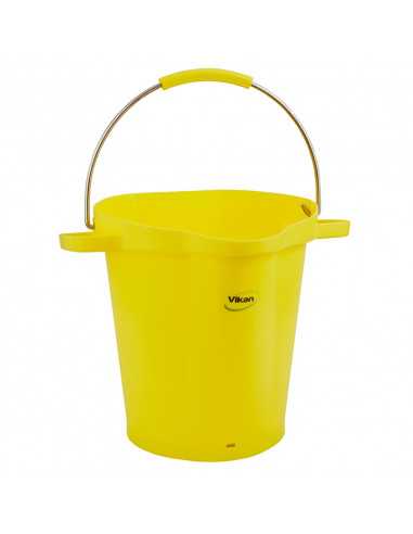 Vikan Hygiene 5692-6 emmer, 20 liter geel, maatverdeling