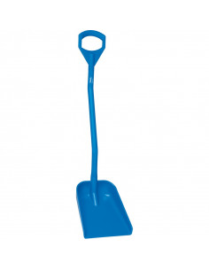 Vikan Hygiene 5610-3 schop, blauw, steel 111cm, standaard blad