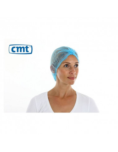 CMT pp non woven Hairnet, blue, 58cm 1000 Pieces