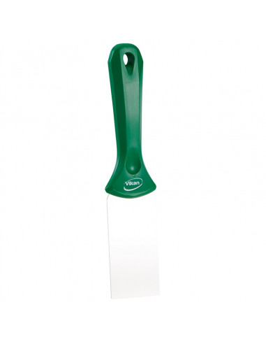 Vikan handschraper 4008-2, groen, smal rvs blad, 50x235mm