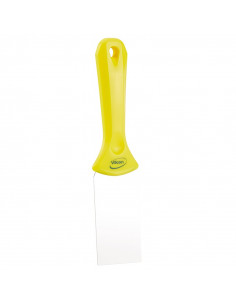 Vikan handschraper 4008-6, geel, smal rvs blad, 50x235mm