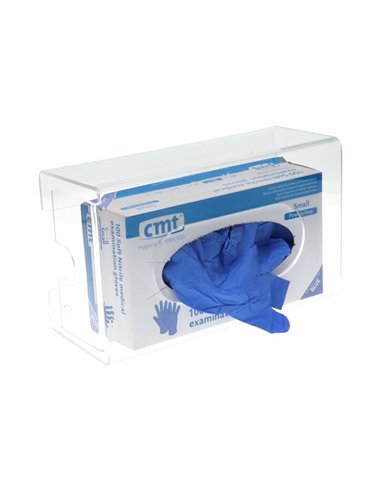 CMT 3398 Wall holder Gloves Acrylic / Transparent Large Model